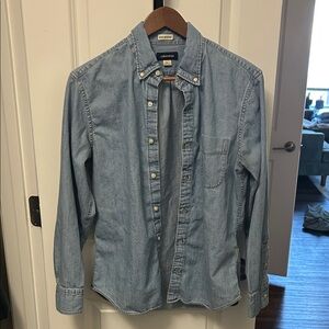 J. Crew Men's Light Blue Casual Shirt